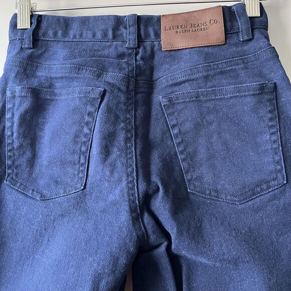 Lauren Jeans Co Ralph Lauren Jeans Womens 2P Petite Mid Rise Straight Preppy - Picture 8 of 12